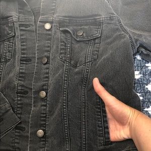 Washed black Old Navy denim jacket